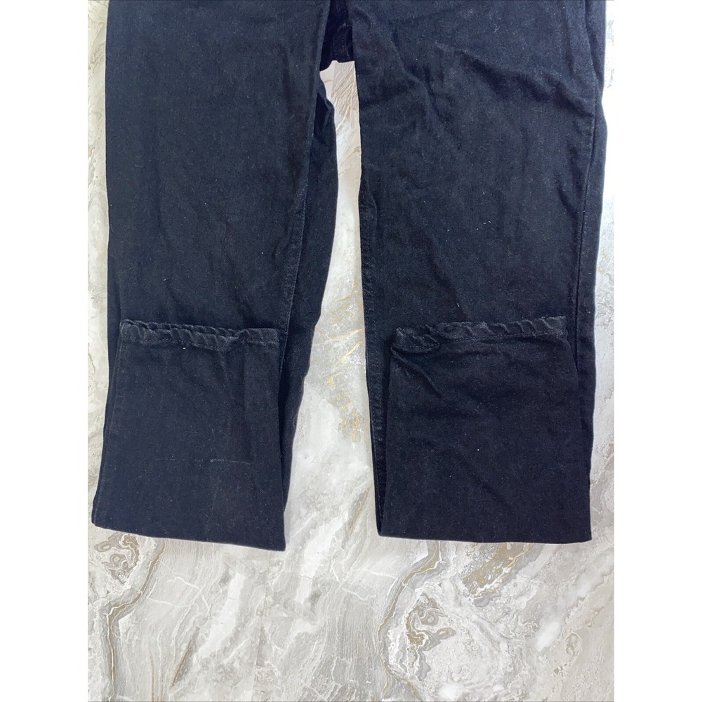 VTG Lee Womens Jeans High Rise Waist Black Denim 10 Mom Jean - Picture 11 of 11